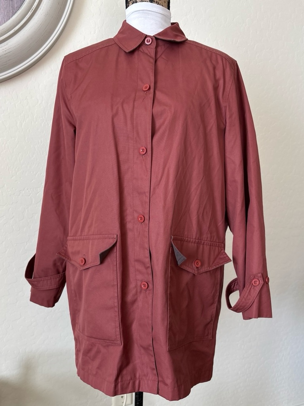 london fog women’s dusty pink the fur lining inside is detachable jacket. 12